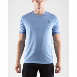 T-Shirt Craft Men Eaze SS Melange Tee Coast Melange