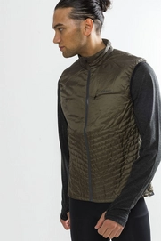 Bodywarmer Craft Men Urban Run Dk Olive Black