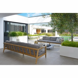 2---2020 M&L Reclaimed teak Duke sofa - Aluminium Kick coffee table