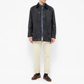 Barbour bristol shop wax jacket navy