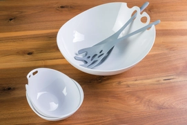 Saladeset Koziol Shadow Cotton White-Cool Grey