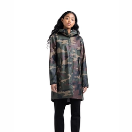 Jas Herschel Supply Co. Women's Rainwear Fishtail Parka Woodland Camo