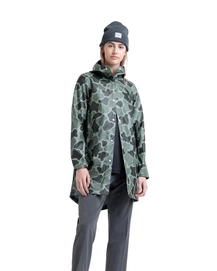 Jas Herschel Supply Co. Women's Rainwear Fishtail Parka Frog Camo
