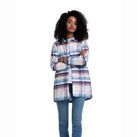Jas Herschel Supply Co. Women's Voyage Long Coach Plaid Carnelian