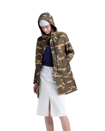 Jas Herschel Supply Co. Women's Classics Fishtail Parka Woodland Camo