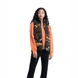 Bodywarmer Herschel Supply Co. Women's Guide Fleece Sherpa Vest Woodland Camo