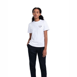 T-Shirt Herschel Supply Co. Women's Tee Arabic Classic Logo Bright White