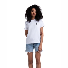 T-Shirt Herschel Supply Co. Women's Tee Sam Classic Logo Bright White