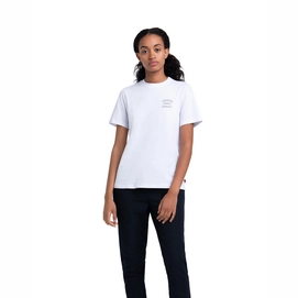 T-Shirt Herschel Supply Co. Women's Tee Stack Logo Bright White Grey