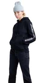 Trui Herschel Supply Co. Women's Pullover Hoodie Sleeve Print Black White