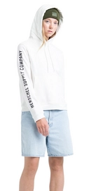 Trui Herschel Supply Co. Women's Pullover Hoodie Sleeve Print Blanc de Blanc Black
