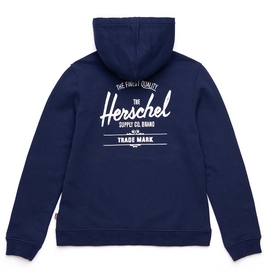 Trui Herschel Supply Co. Women's Pullover Hoodie Classic Logo Peacoat White
