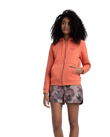 Vest Herschel Supply Co. Women's Full Zip Hoodie Classic Logo Carnelian Apricot