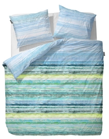 Housse de Couette Essenza Daya Bleu Satin de Coton
