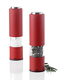 Peper- en zoutmolen AdHoc Elektrisch Tropica Rood 21,5 cm