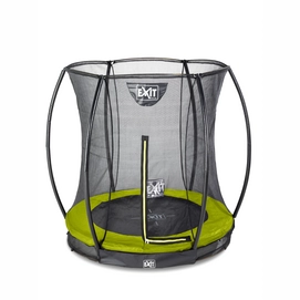 Trampoline EXIT Toys Silhouette Ground 183 Lime Safetynet