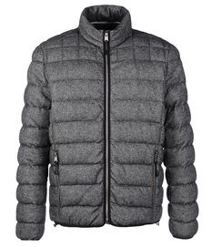 Winterjas Napapijri Aerons Stand Wool Steel Grey Men