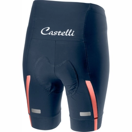 Fietsbroek Castelli Women Velocissima Short Dark St Blue Salmon