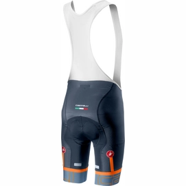 Fietsbroek Castelli Men Volo Bibshort Dark St Blue Orange