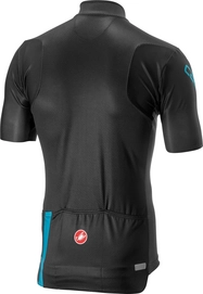 Fietsshirt Castelli Men Entrata 3 Jersey FZ Dark Gray Sky Blue