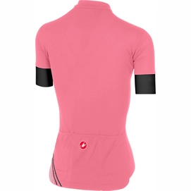 Fietsshirt Castelli Women Anima 2 Jersey FZ Pink Light Black
