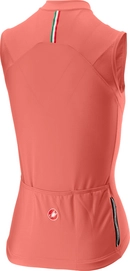 Fietsshirt Castelli Women Promessa Sleeveless Salmon