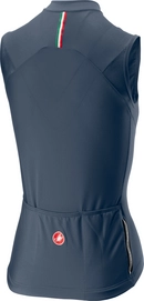 Fietsshirt Castelli Women Promessa Sleeveless Dark Steel Blue