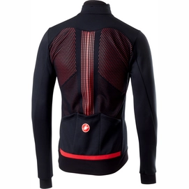 Fietsjack Castelli Men Espresso V Jacket Light Black Red