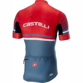 Fietsshirt Castelli Men Free Ar 4.1 Jersey FZ Red Light Steel Blue