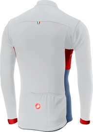Fietsshirt Castelli Men Prologo VI Long Sleeve FZ Ivo Red Light Blue