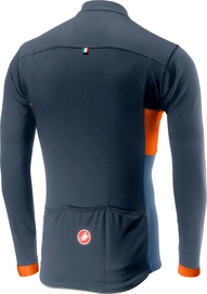 Fietsshirt Castelli Men Prologo VI Long Sleeve FZ D  Blue Orange Blue