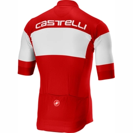 Fietsshirt Castelli Men Ruota Jersey FZ Red