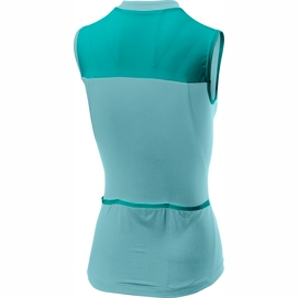 Fietsshirt Castelli Women Protagonista 2 Sleeveless A Blue Tourq Green
