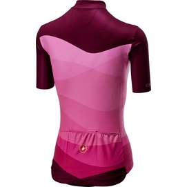 Fietsshirt Castelli Women Tabularasa Jersey FZ Onda Cyclamen