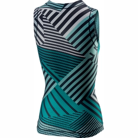 Fietsshirt Castelli Women Pro Mesh 2 Sleeveless A Blue Turq Green
