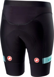 Fietsbroek Castelli Women Free Aero Race 4 Short Black Aruba Blue