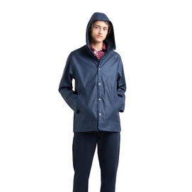 Jas Herschel Supply Co. Men's Rainwear Classic Peacoat/White Classic Logo