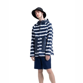Jas Herschel Supply Co. Men's Rainwear Classic Border Stripe Peacoat