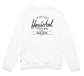 Trui Herschel Supply Co. Men's Crewneck Classic Logo Blanc de Blanc Black