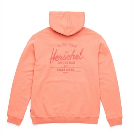 Trui Herschel Supply Co. Men's Pullover Hoodie Classic Logo Carnelian Apricot