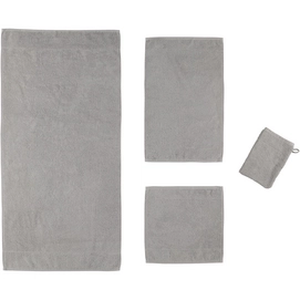 Washandje Cawö Ambiente Uni Platin (set van 6)
