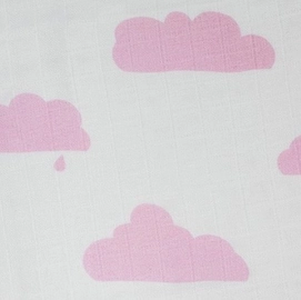 Washandje Jollein Hydrofiel Clouds Pink (3-delig)
