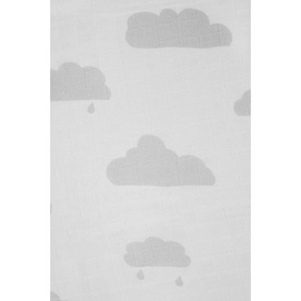 Monddoekje Jollein Hydrofiel Clouds Grey (3-delig)