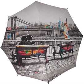 Parapluie Y-Not Easymatic Light City New York II Multicolore