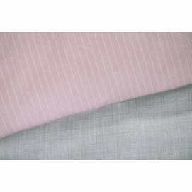 Bettwäsche Ibena Zeitgeist Grau Rosa Flanell