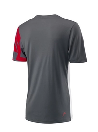 Tennisshirt HEAD Vision Graphic Shirt Men Anthracite