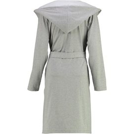 Badjas Lago 814 Uni Kort Capuchon Women Grijs