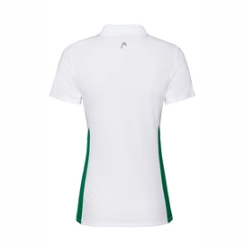Polo HEAD Women Club Tech White Green