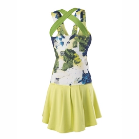 Tennisjurk HEAD Vision Graphic Dress Girls Celery Green