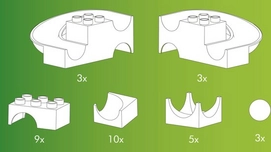 Knikkerbaan Hubelino Run Elements (33-delig)